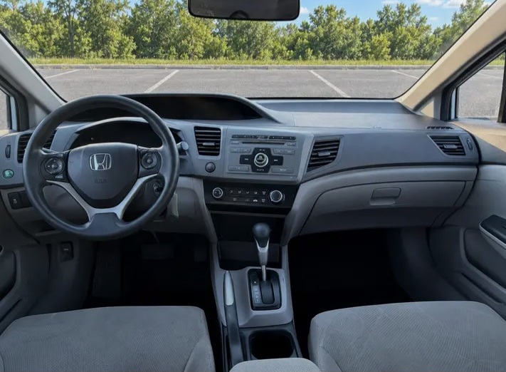 2012 Honda Civic LX Sedan for sale in Marlborough, Massachusetts - Cars in Marlborough - Image 7 of 7