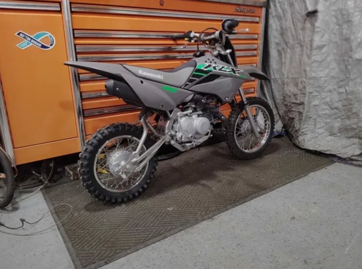 2025 klx110 rl electric start with clutch  4 speed