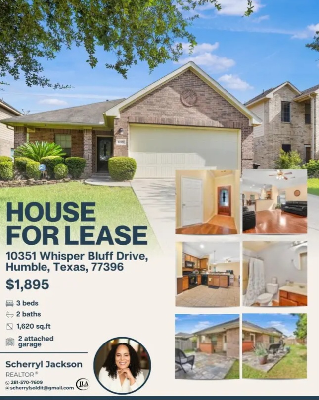 🏡 House for Lease in Humble, TX! — Houses